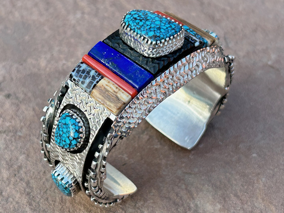 Alvin Yellowhorse Navajo Silversmith Jewelry Lupton Arizona