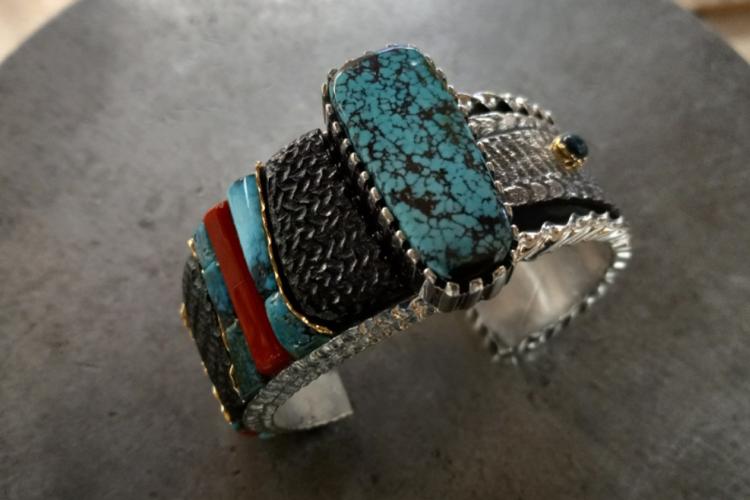 Alvin Yellowhorse Native American Navajo Jewelry Bracelet