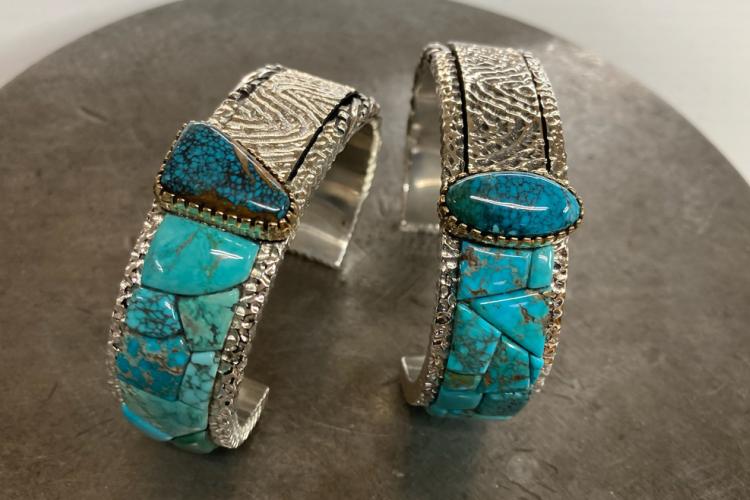 Alvin Yellowhorse Native American Navajo Jewelry Bracelet